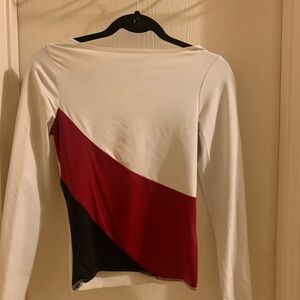 Stylish Women's Colorblock Long Sleeve Top